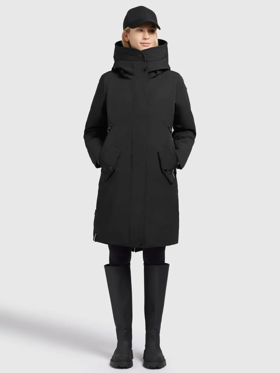 khujo-mantel-charlyn4-damen-wintermantel-black image 1