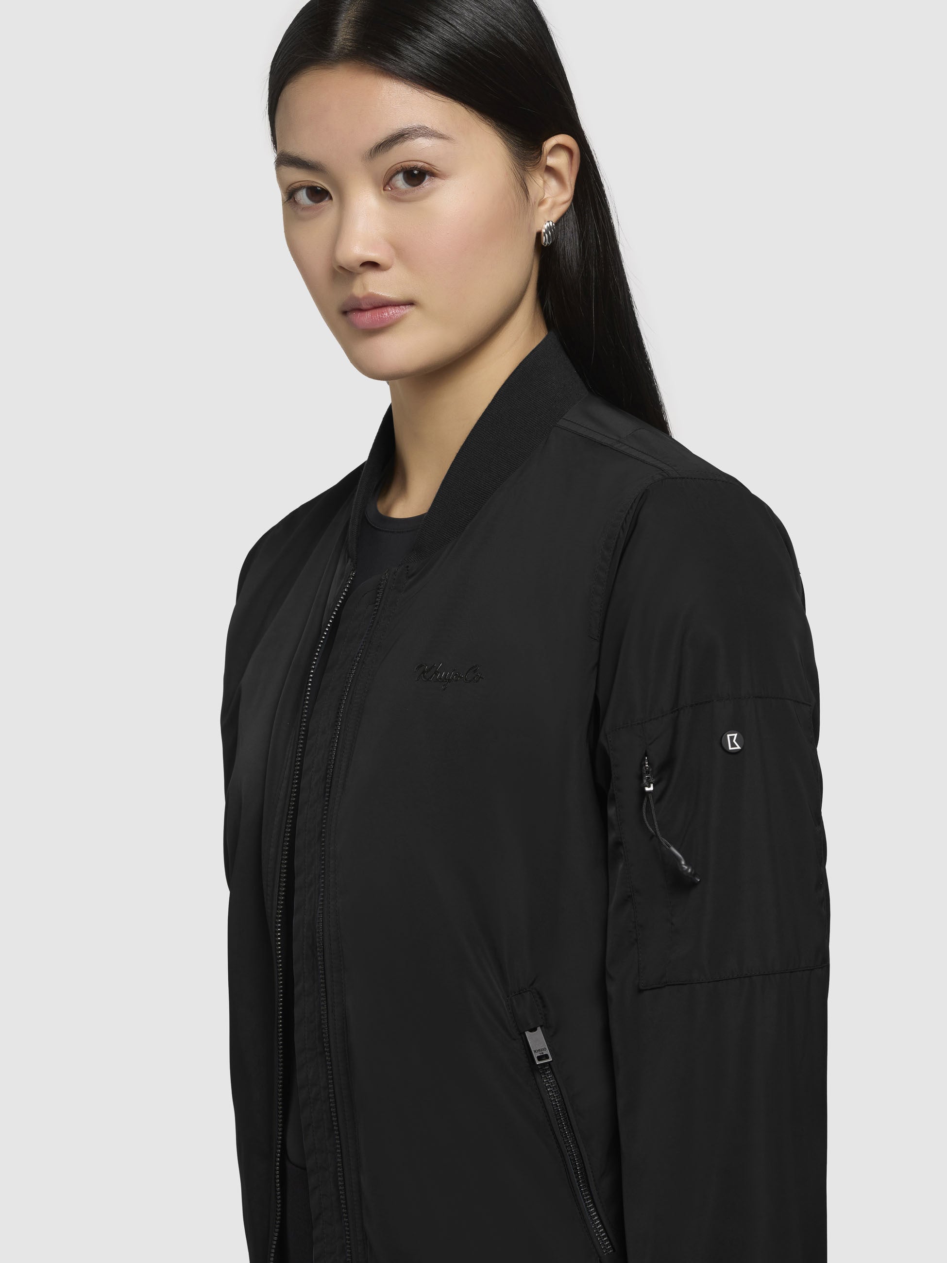 khujo-jacke-cend-schwarz-bomberjacke-blouson-h-ftlang image 7
