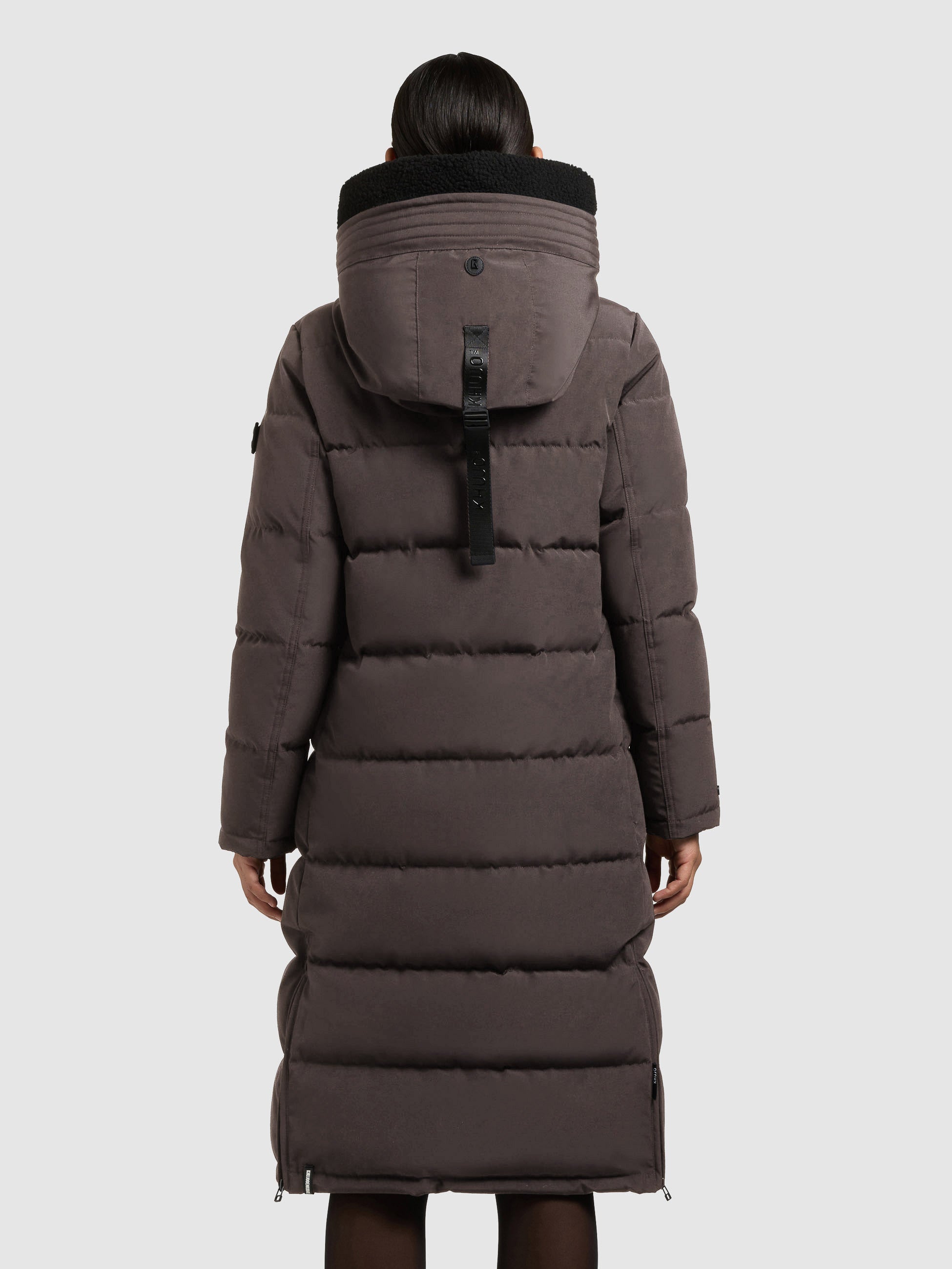 khujo-mantel-daras-graphite-grey-damen-knielanger-winter-steppmantel-grau image 3