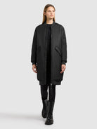 khujo-coat-lulu-bomber-damen-winterjacke-oversized-black image 2