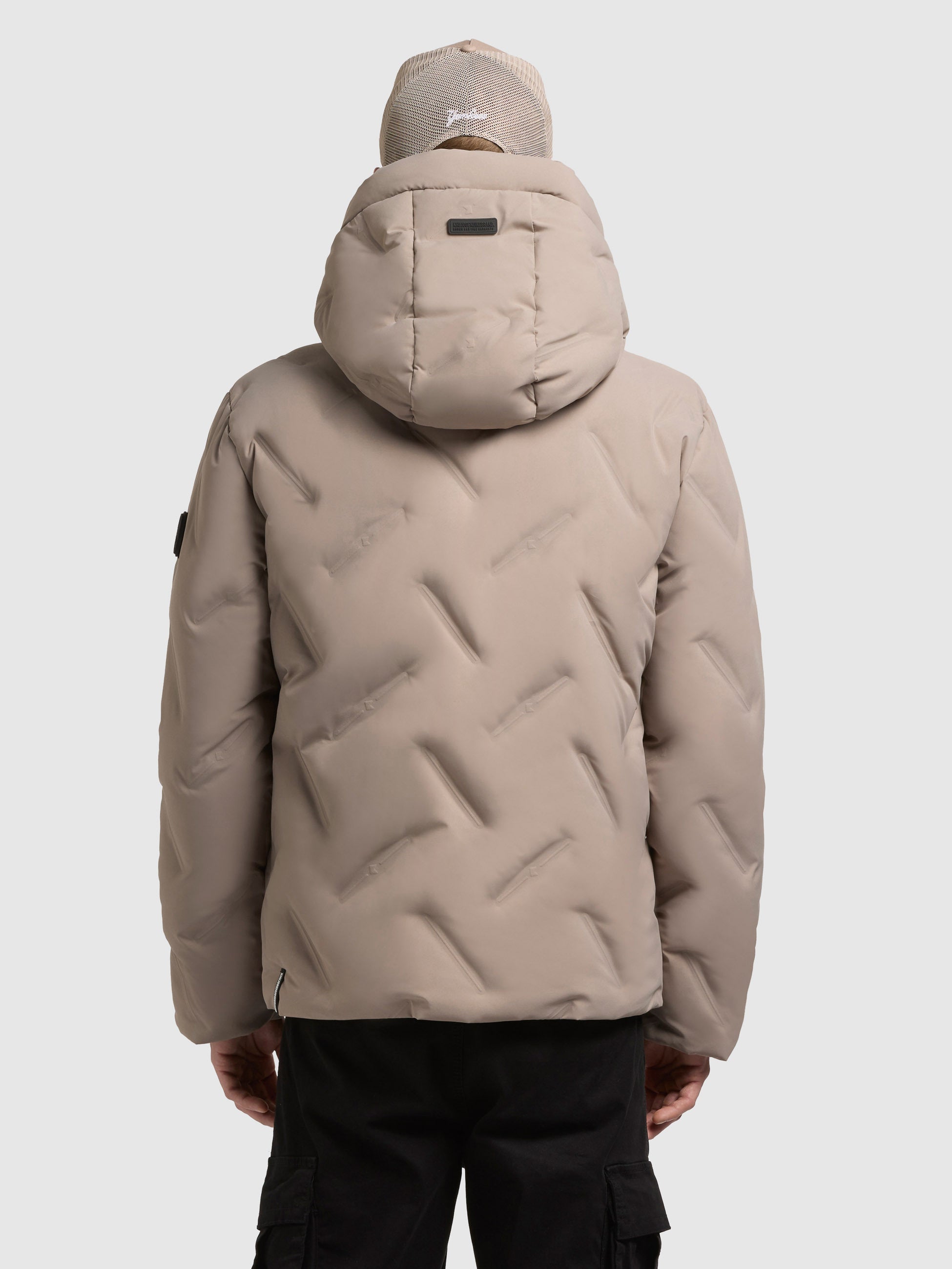 khujo-onert-steppjacke-greige-h-ftlang-mit-kapuze image 3