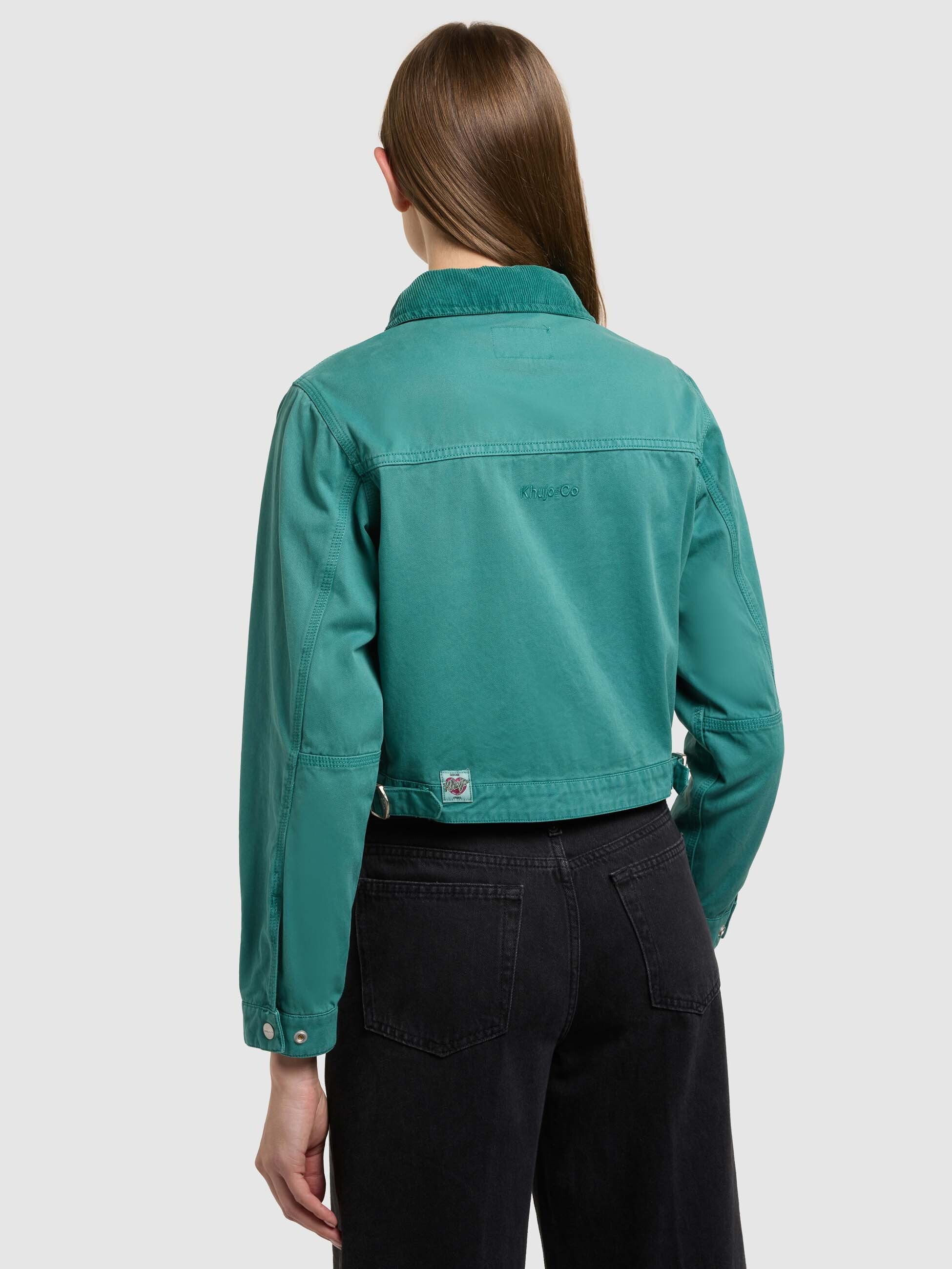 khujo-jacke-georgia-blouson-sommerjacke-north-sea-teal image 8