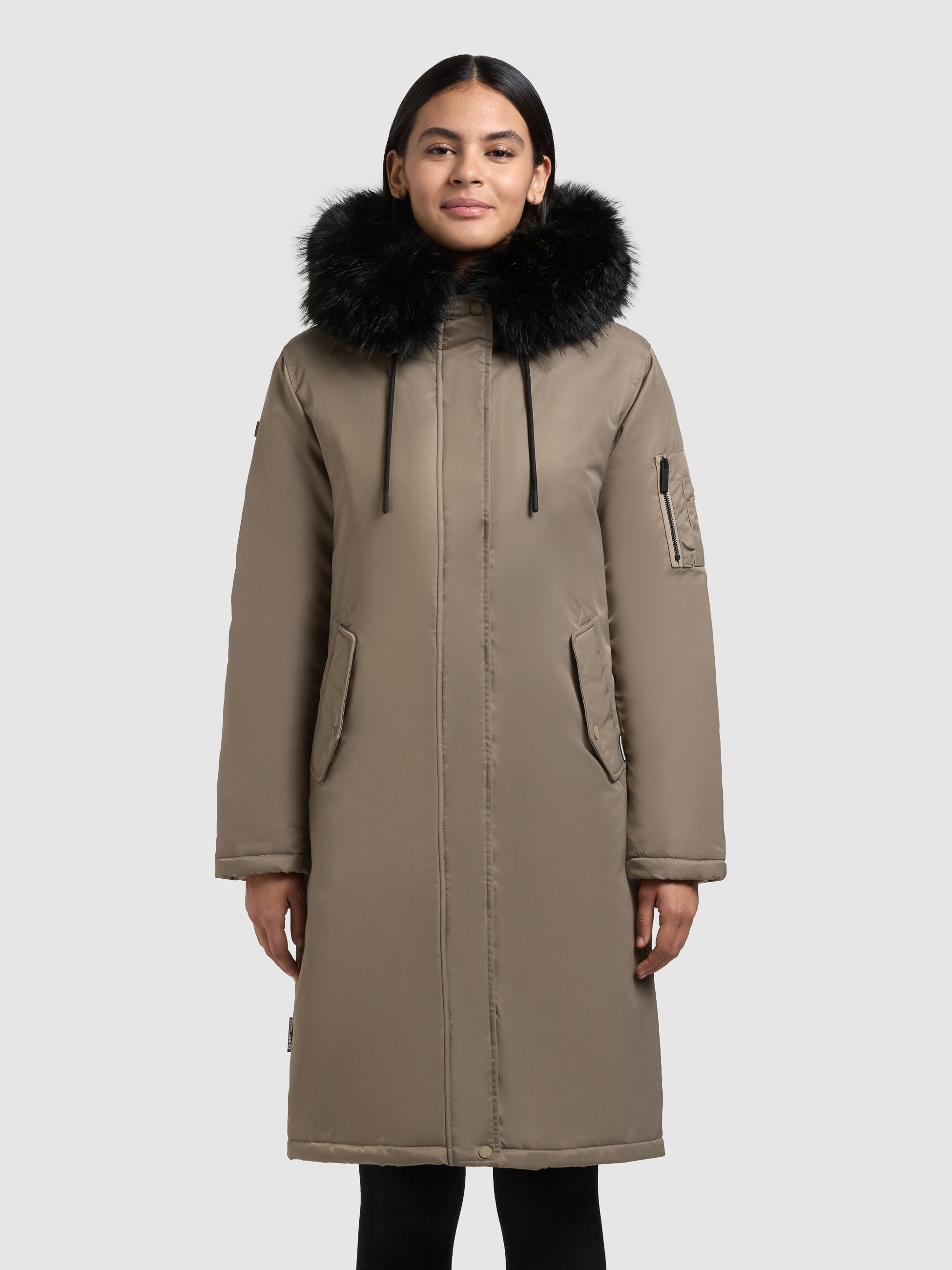 khujo-mantel-jilla-beige-damen-wintermantel-mit-abnehmbarem-kunstfell image 4