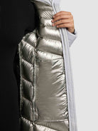 khujo-coat-stoane2-platinum-gray-wadenlanger-damen-steppmantel image 8