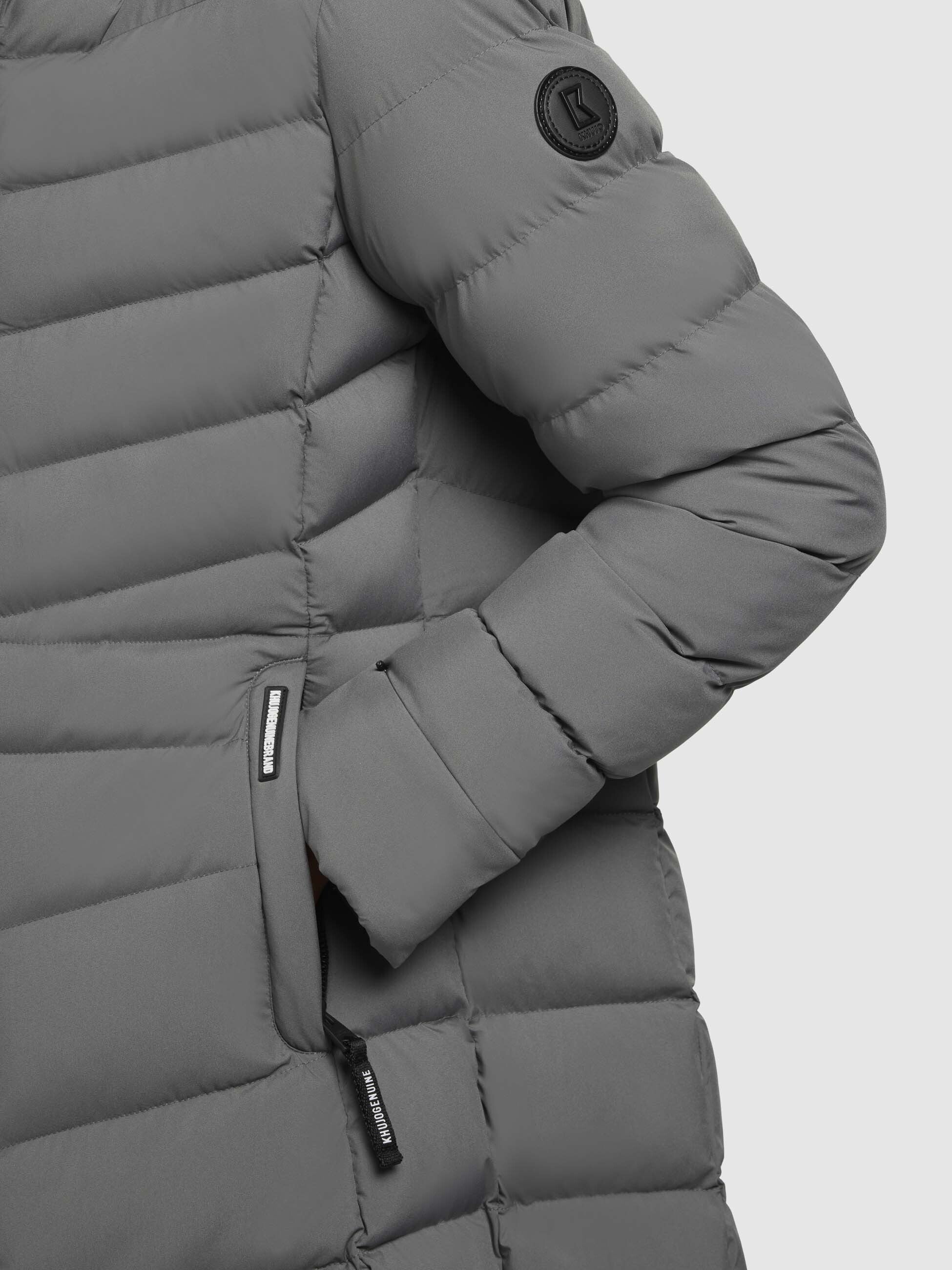 khujo-tuhani4-damen-steppjacke-grau-superleicht-mit-kapuze image 8