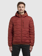 khujo-jacke-omer-rotbraun-damen-steppjacke-h-ftlang-mit-kapuze image 4