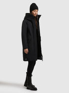 khujo-coat-webb-port-blue-kurzjacke-regular-fit image 6