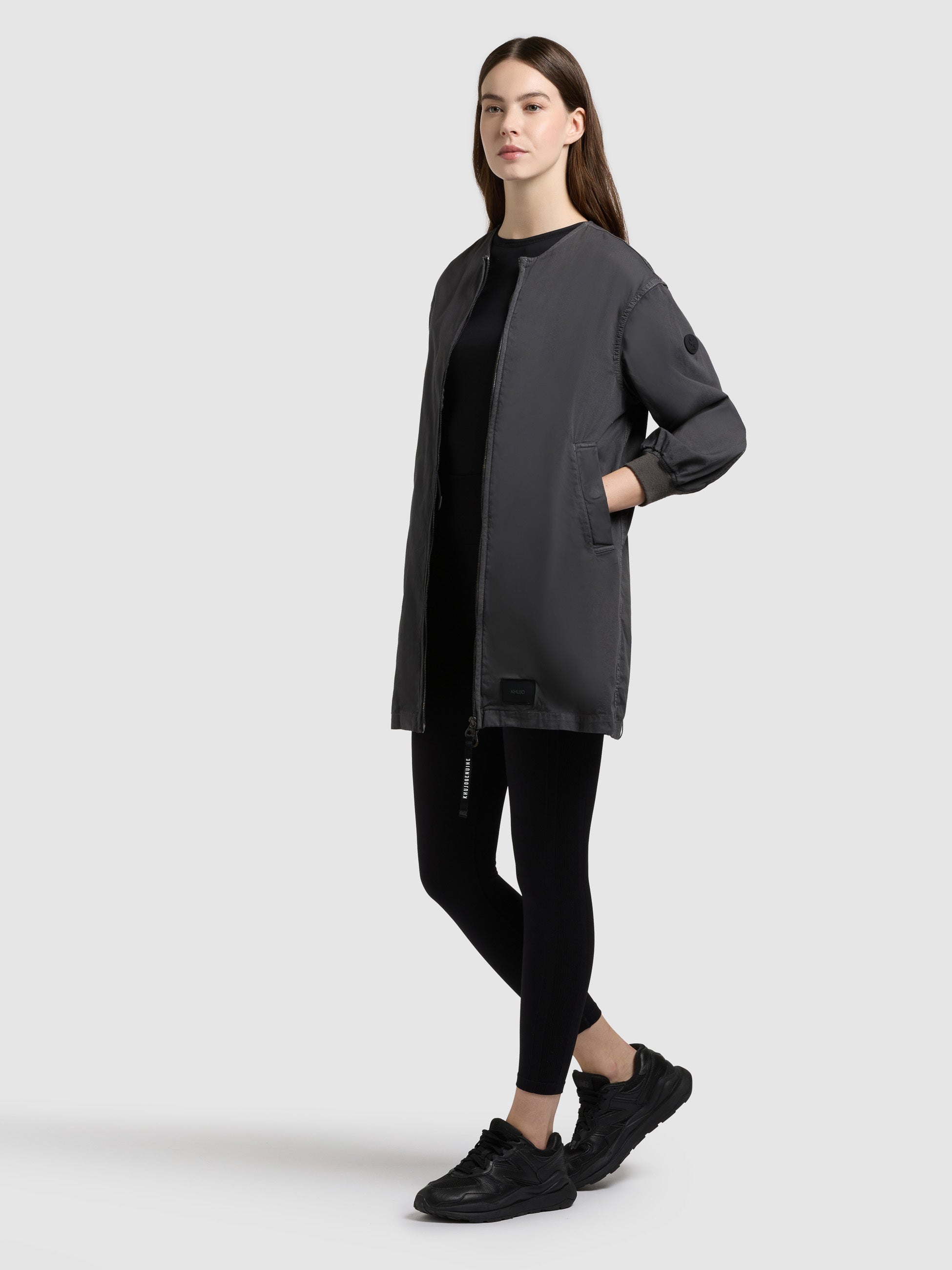 khujo-mantel-jayla-slate-grey-sommermantel-damen-aus-baumwoll-twill image 7