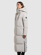 khujo-coat-lumra2-platinum-gray-wadenlanger-steppmantel-regular-fit image 5