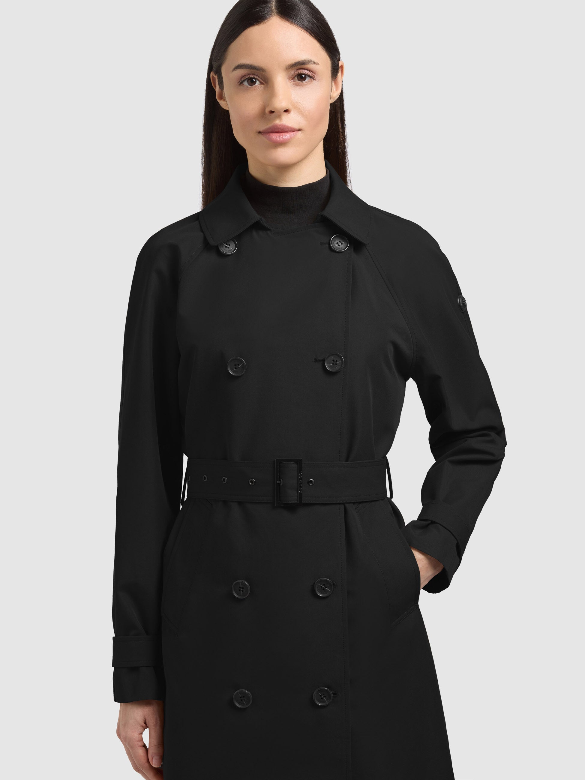 khujo-mantel-rula2-black-doppelreihiger-damen-trenchcoat-aus-baumwollgemisch-mit image 8
