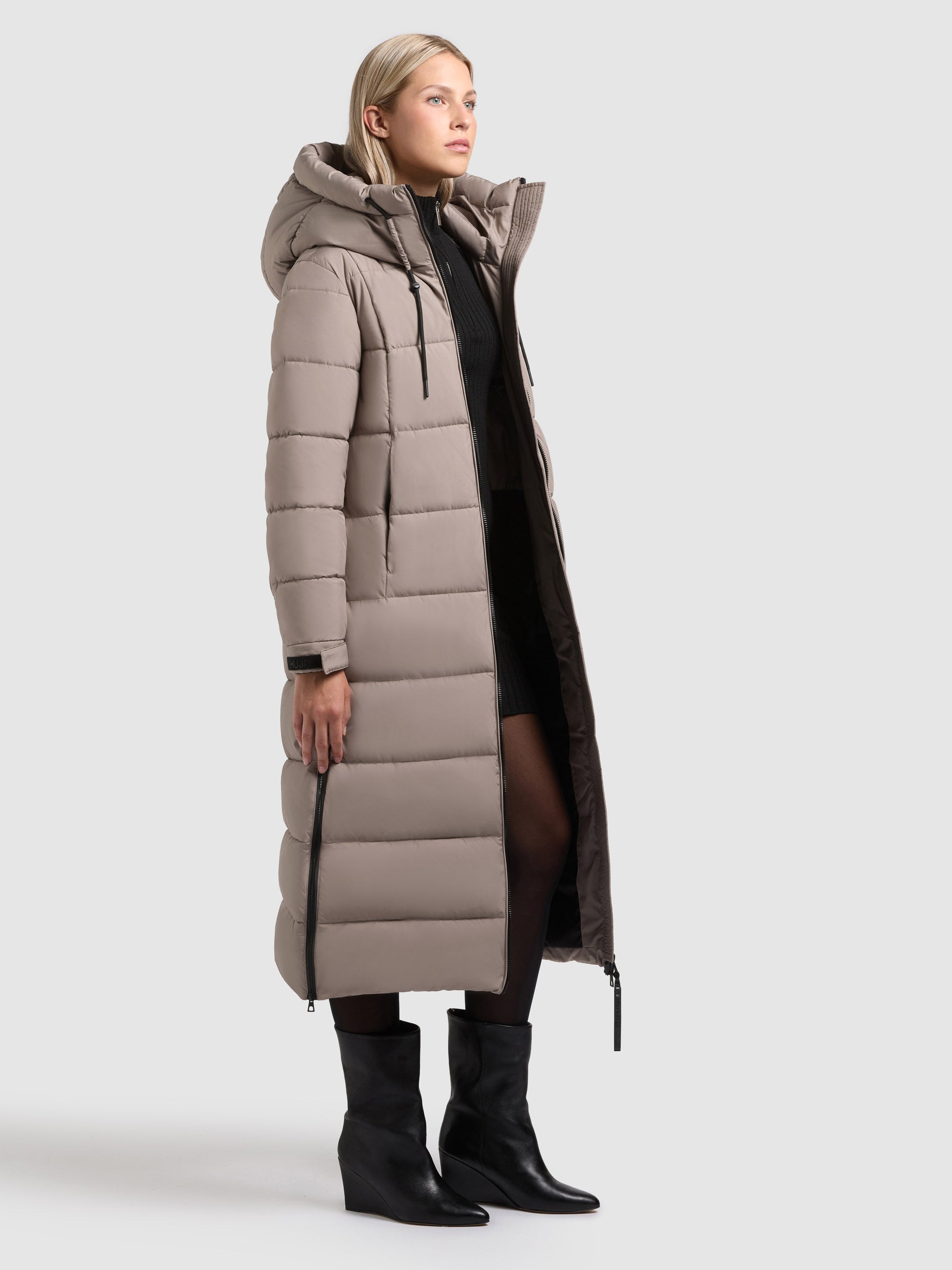 khujo-deria4-damen-steppmantel-greige-wadenlang-regular-fit image 6