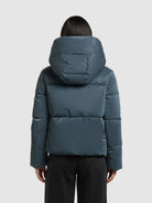 khujo-jacke-audrey-shiny-dim-blue-gl-nzende-damen-winterjacke image 3