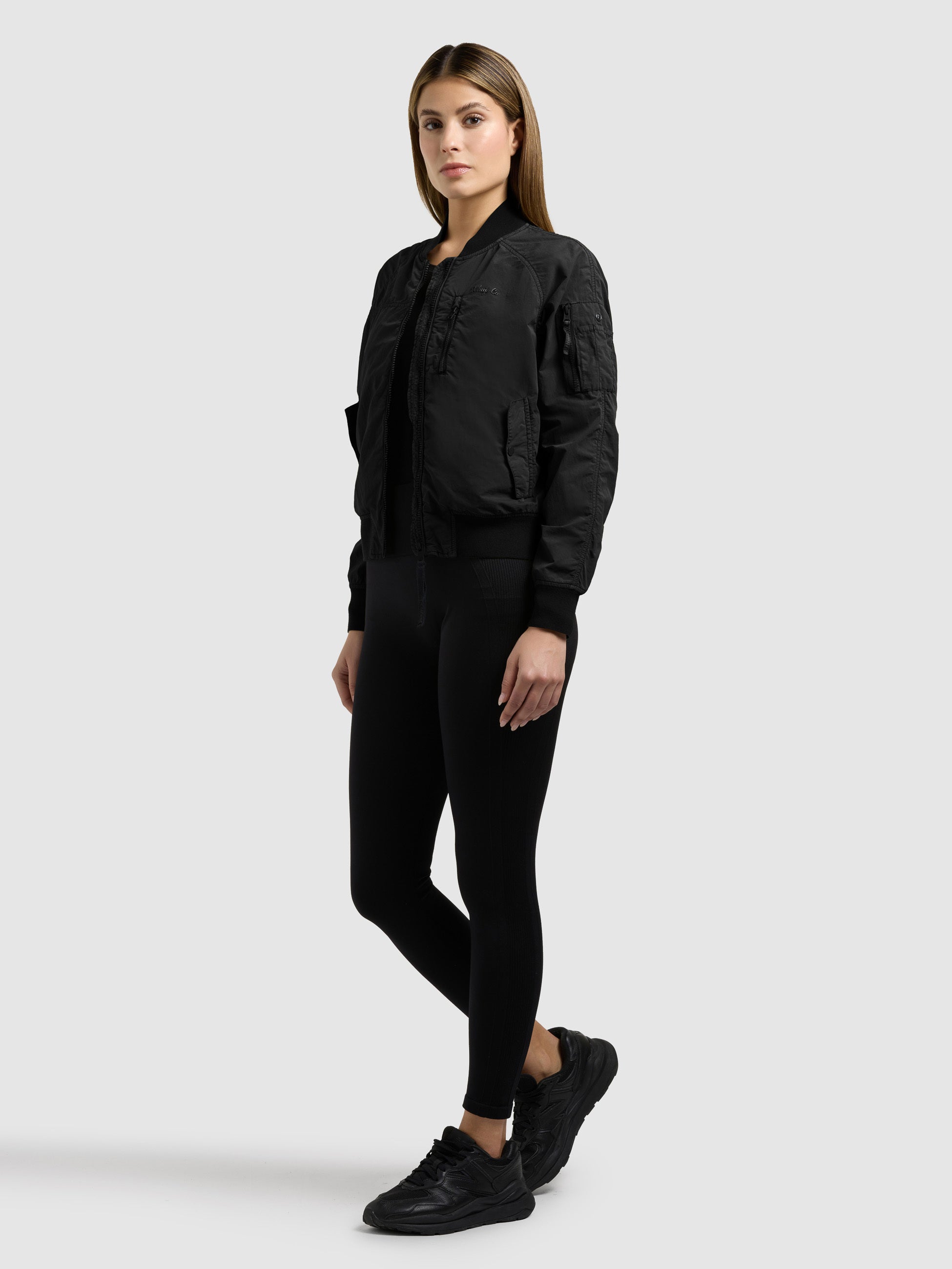 khujo-jacke-zaria-black-damen-bomberjacke-blouson image 2