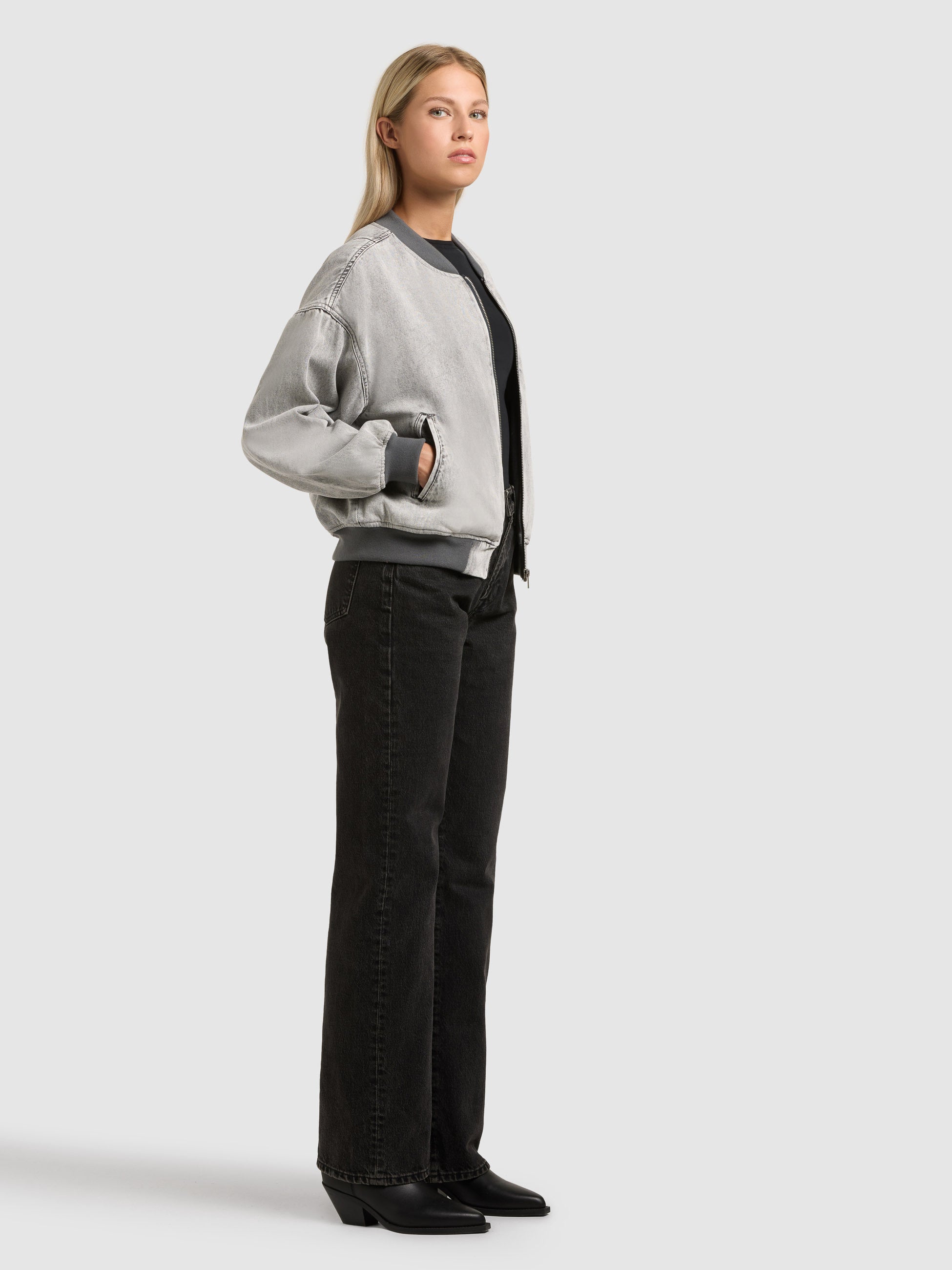 khujo-sissi-grey-acid-bomberjacke-damen-blouson image 2