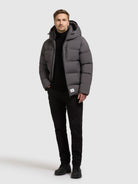 khujo-silas3-steppjacke-graphite-grey image 2