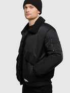khujo-ground-damen-bomberjacke-mit-kunstfell-black image 7