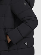khujo-jacke-camea-black-steppjacke image 8
