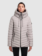 khujo-jacke-pace-wattierte-damen-steppjacke-mit-kapuze-in-blizzard-grey image 4