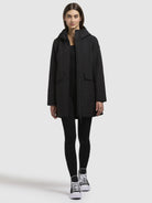 khujo-jacke-yoni-schwarz-damen-regenjacke-wasserabweisend image 6