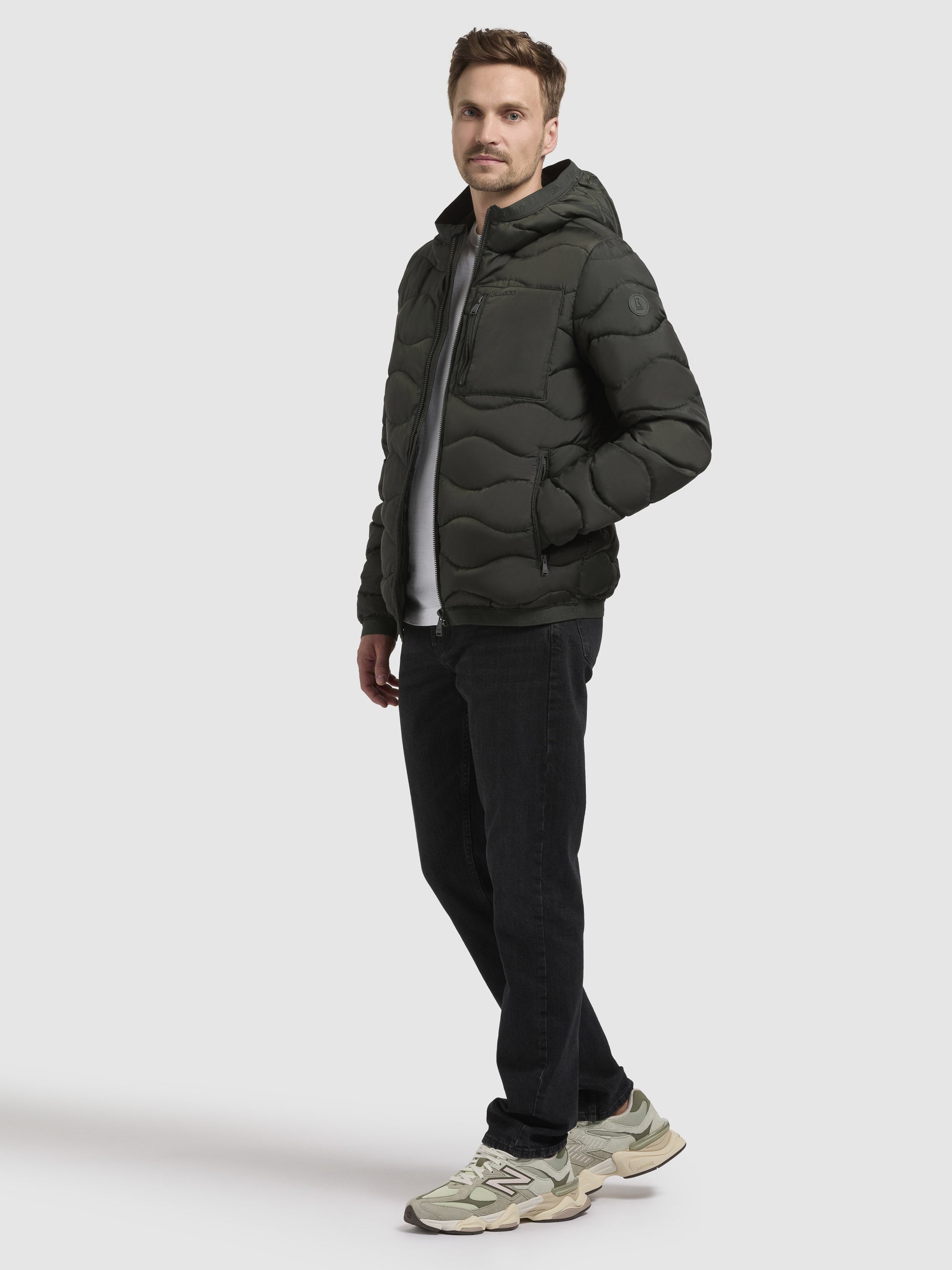 khujo-jacke-omer-dunkelgr-n-steppjacke-wellenstepp image 2
