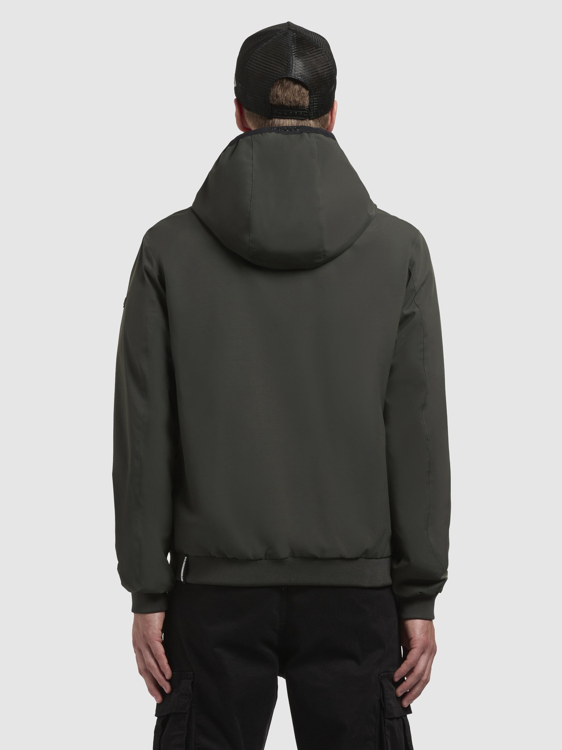 khujo-jacke-larm-dunkelgr-n-damen-kapuzenjacke-regular-fit image 3