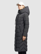 khujo-tynse-damen-coat-dark-gray image 5