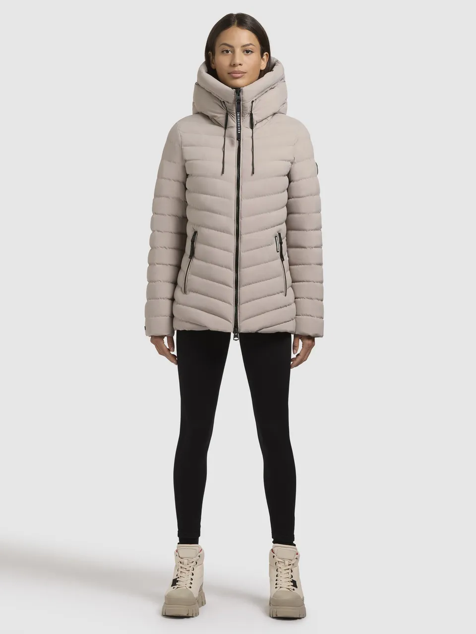 khujo-jacke-pace-hellbeige-h-ftlange-steppjacke-damen image 1