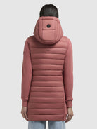khujo-jacket-etele-rust-red-damen-steppjacke-slim-mit-abnehmbarer-kapuze image 3