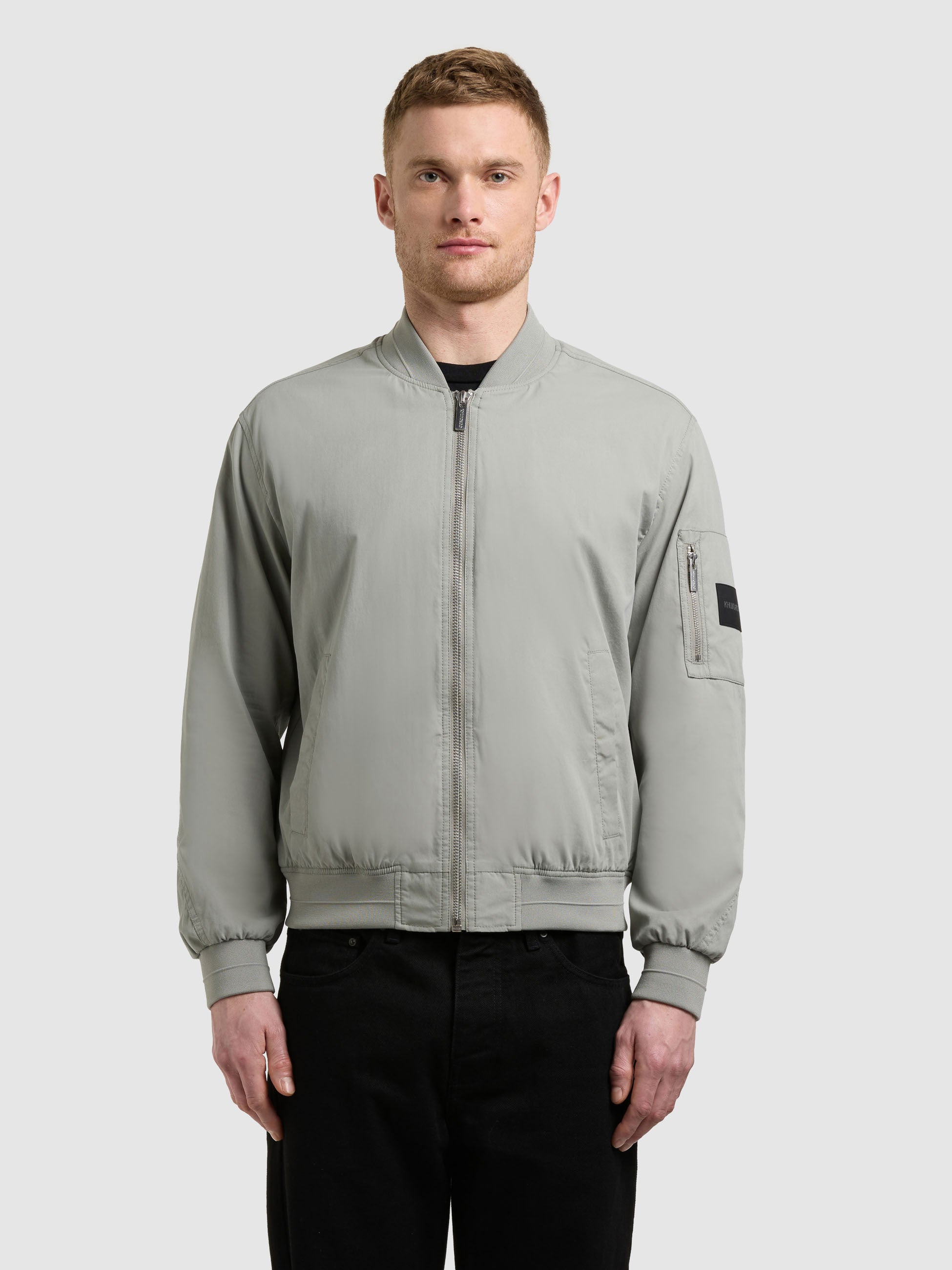 khujo-jacke-tawas-cloud-green-bomberjacke-mit-rippb-ndchen-und-mesh-futter image 4