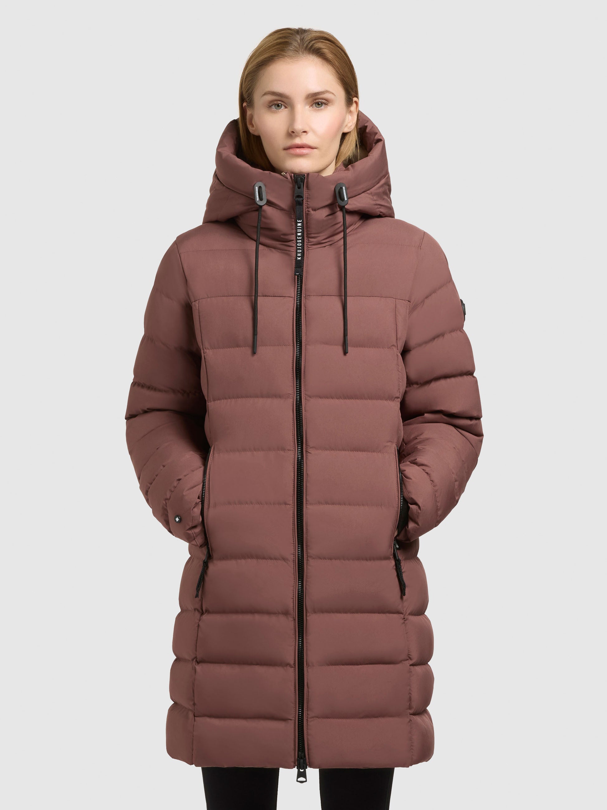 khujo-jacke-sofi-rotbraun-damen-steppjacke-h-ftlang-mit-kapuze image 4