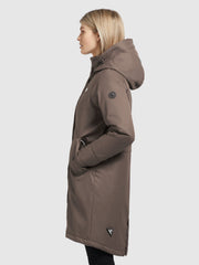 khujo-laria-damen-parka-mantel-taupe image 8