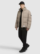 khujo-jacke-dungh-matt-graubeige-steppjacke-warm-wattiert-damen image 2