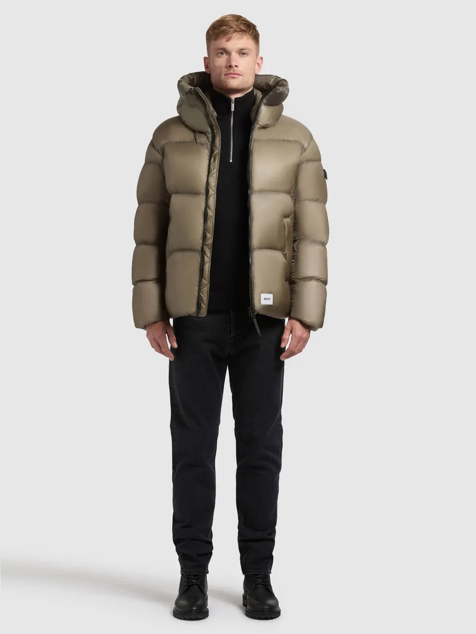 khujo-jacke-dane-damen-steppjacke-regular-fit-light-olive image 1
