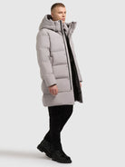 khujo-mantel-stank3-blizzard-grey-damen-steppmantel-lang image 6