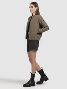 khujo-jacket-fairies-khaki-damen-steppjacke-regular-fit image 2
