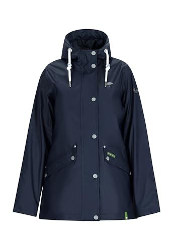 schmuddelwedda-damen-regenjacke-wasserdicht-mit-rei-verschluss-und-knopfleiste image 3