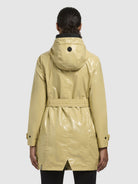 khujo-coat-dolea-yellow-green-wasserabweisender-trench-regenmantel image 3