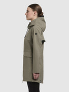 khujo-jacke-yoni-grey-green-regenjacke-wasserabweisend-leicht image 5