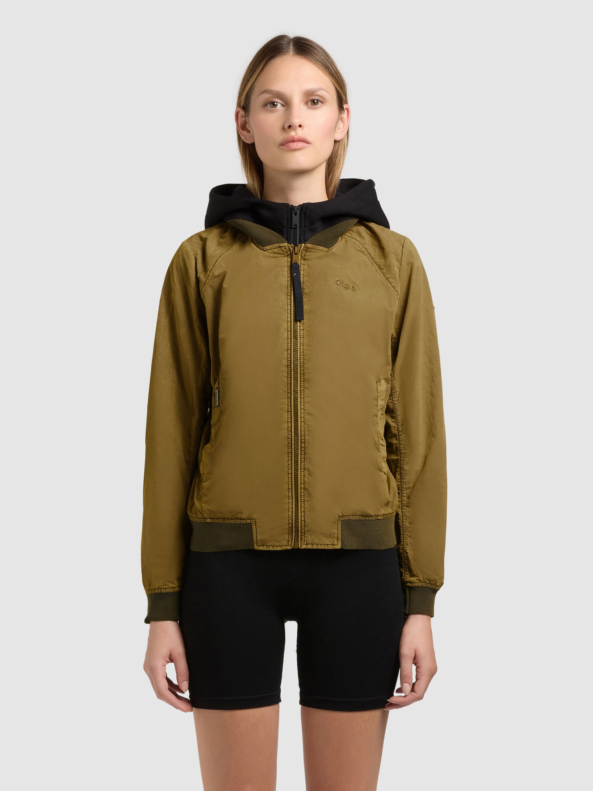 khujo-meets-2in1-bomberjacke-damen-regular-fit-in-canary-green image 4