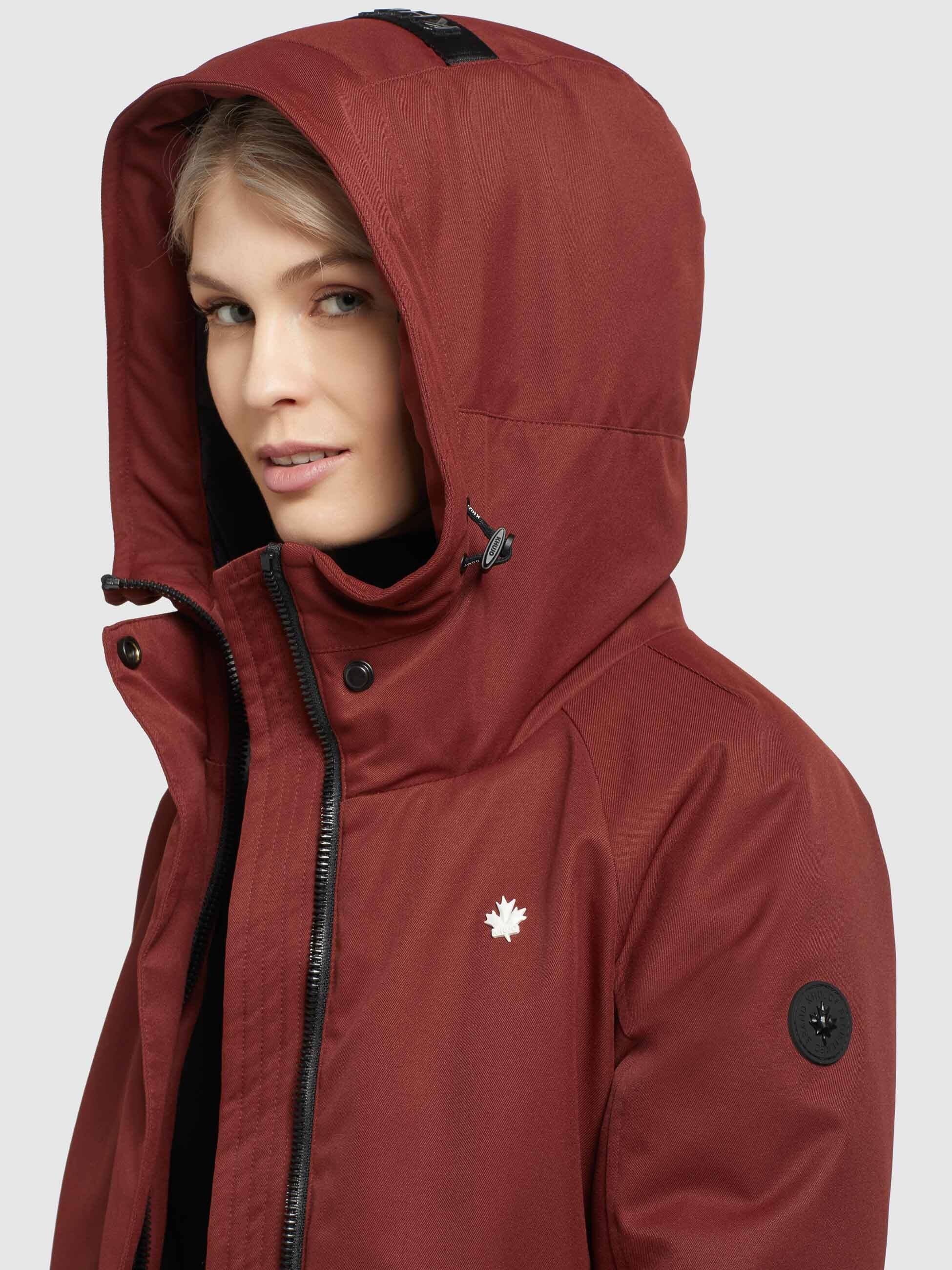 khujo-laria-wintermantel-damen-rostrot-regular-fit image 6