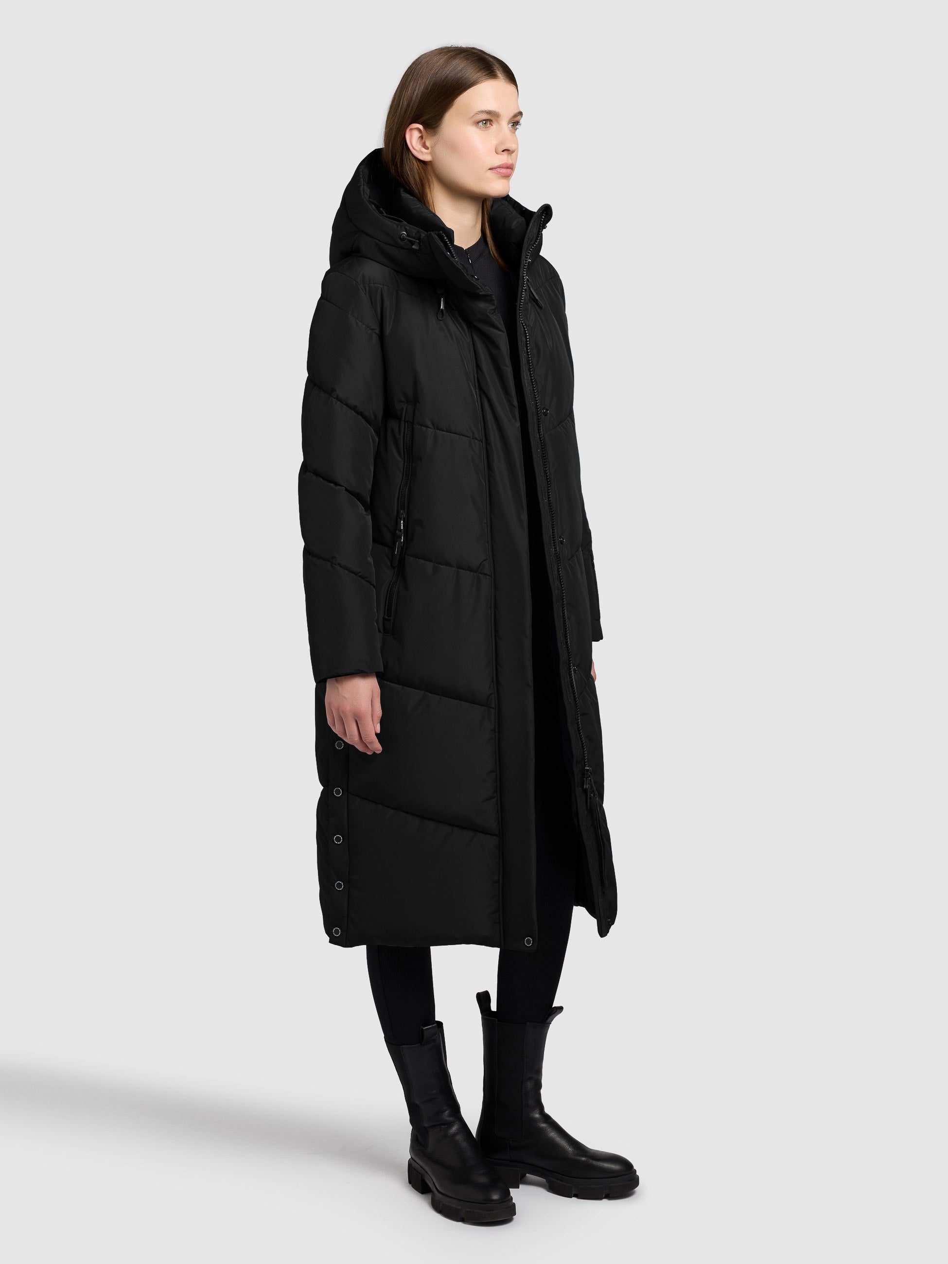 khujo-mantel-sonje6-black-steppmantel-wadenlang-wattiert-damen-winter image 6