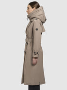 khujo-coat-elena-gray-beige-trenchcoat-mit-herausnehmbarer-stepp-einlage image 5