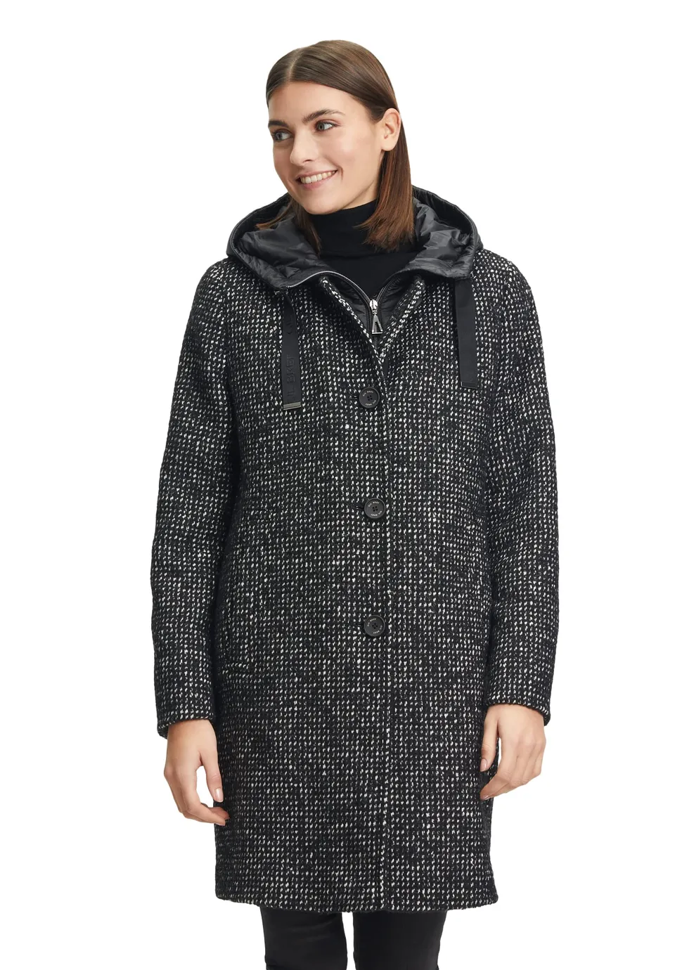 gil-bret-9420-6138-damen-jacke-wolle-wolljacke-in-black-white-42-eu image 1
