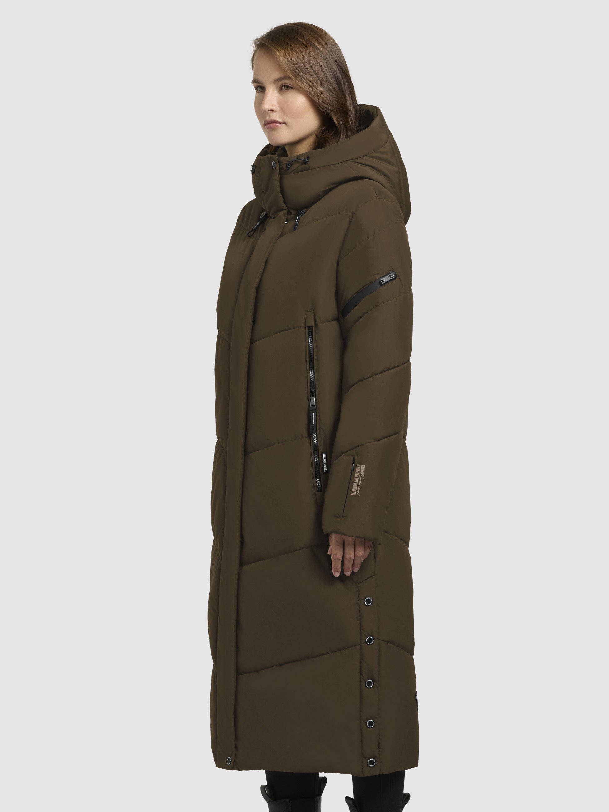 khujo-mantel-sonje6-dunkeloliv-lange-steppjacke-damen image 5