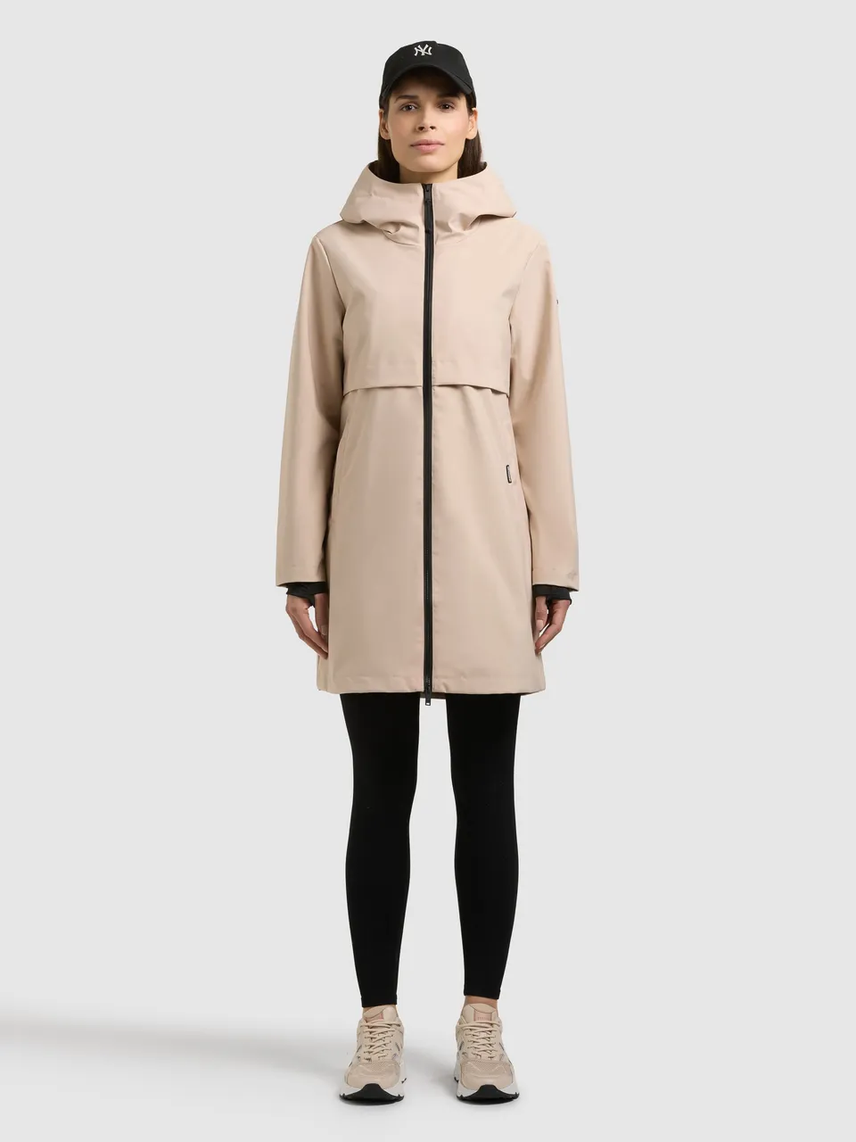khujo-mantel-june-soft-beige-leichter-damen-kurzparka image 1