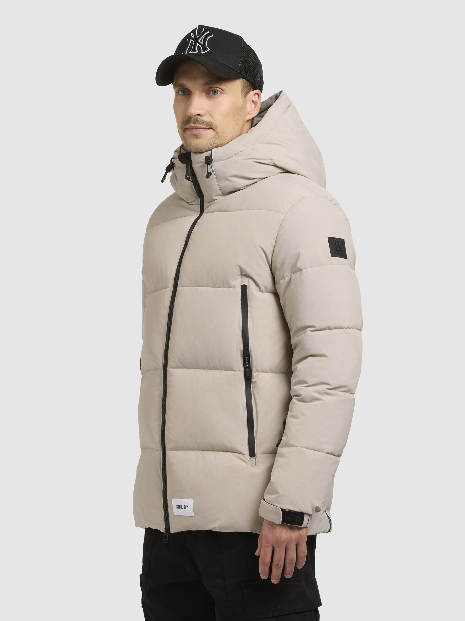 khujo-jacke-roan-hellgrau-h-ftlange-winter-steppjacke image 5