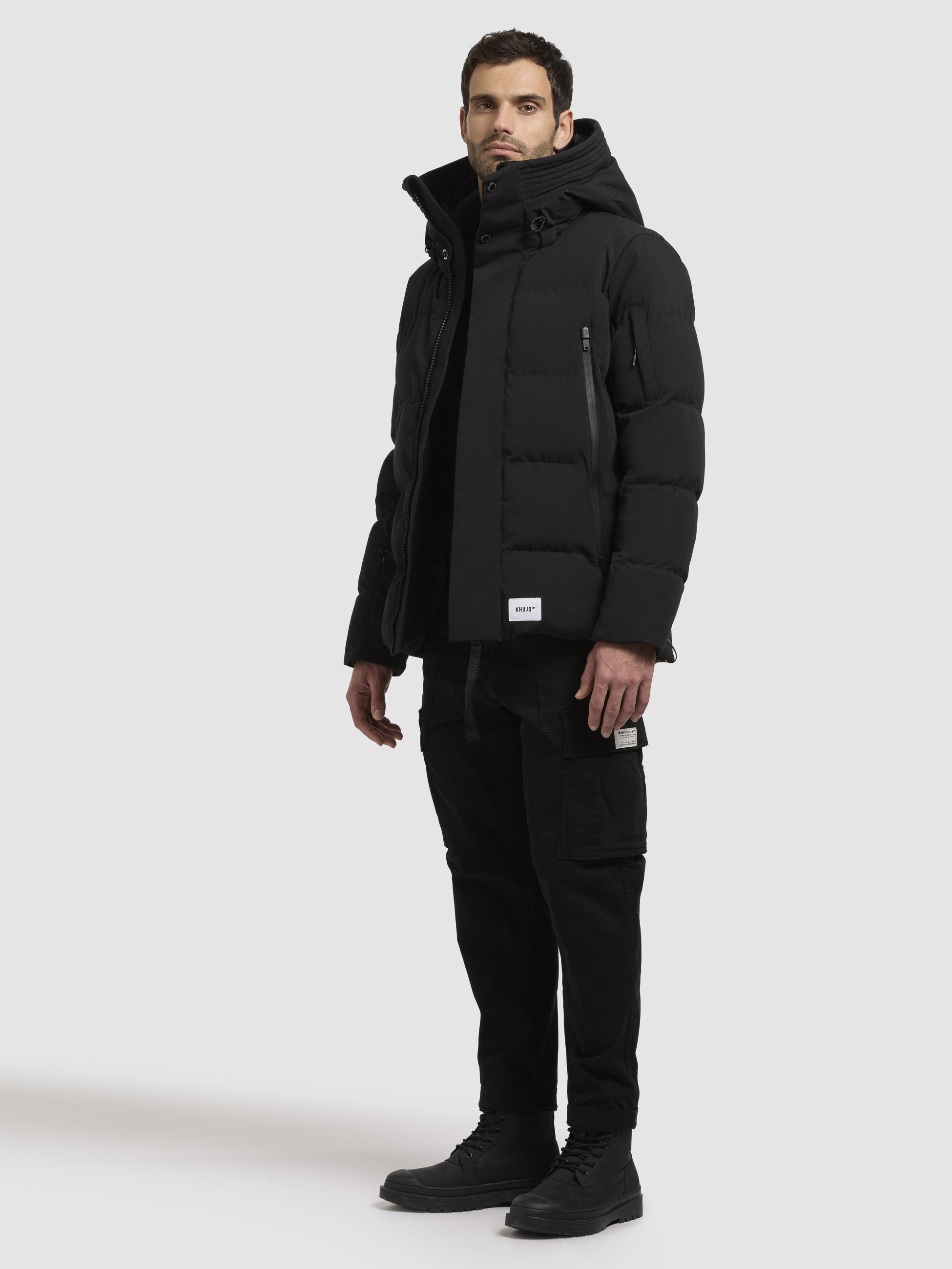 khujo-jacke-tato-damen-steppjacke-black image 1