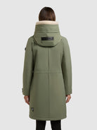 khujo-semie3-kurzmantel-f-r-damen-muted-green image 3