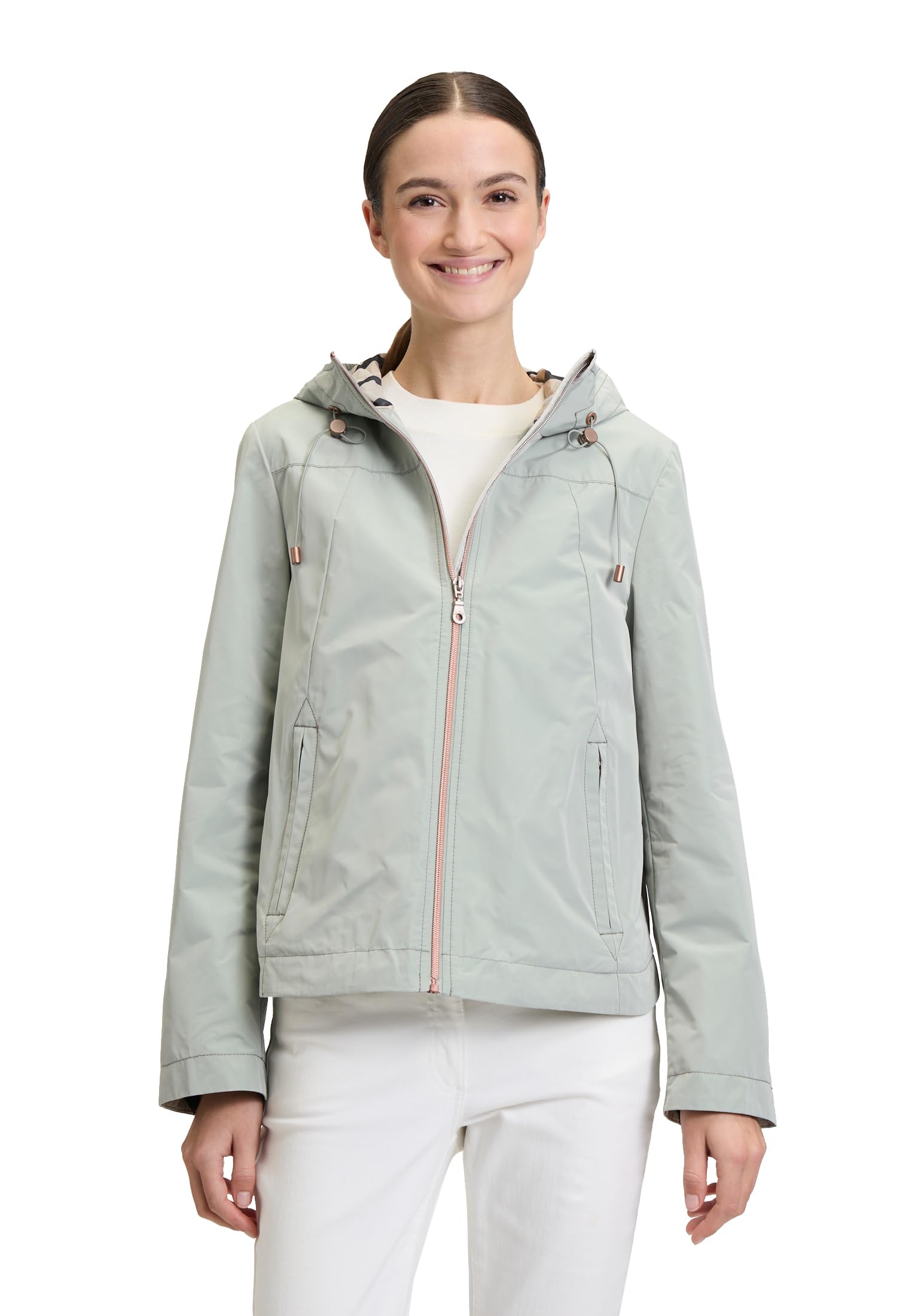 gil-bret-damen-sommerjacke-mit-kapuze-karo-futter image 1