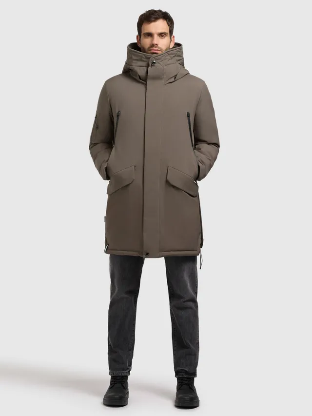 khujo-carl2-mantel-khaki-herren-parka-loose-fit image 1